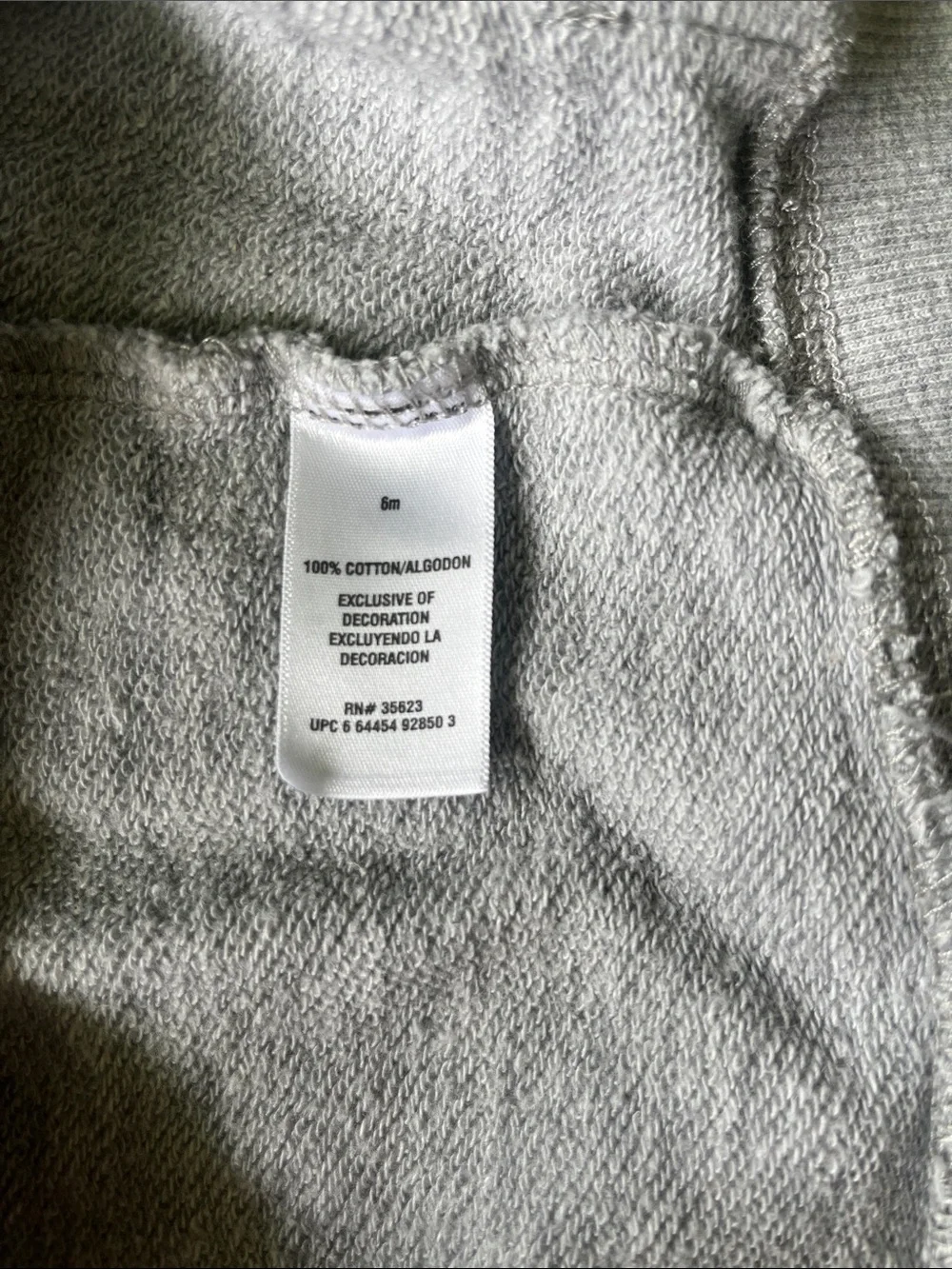 3/$15 ✨ Baby Boy Carter's Full Zip Gray Hoodie | 6M